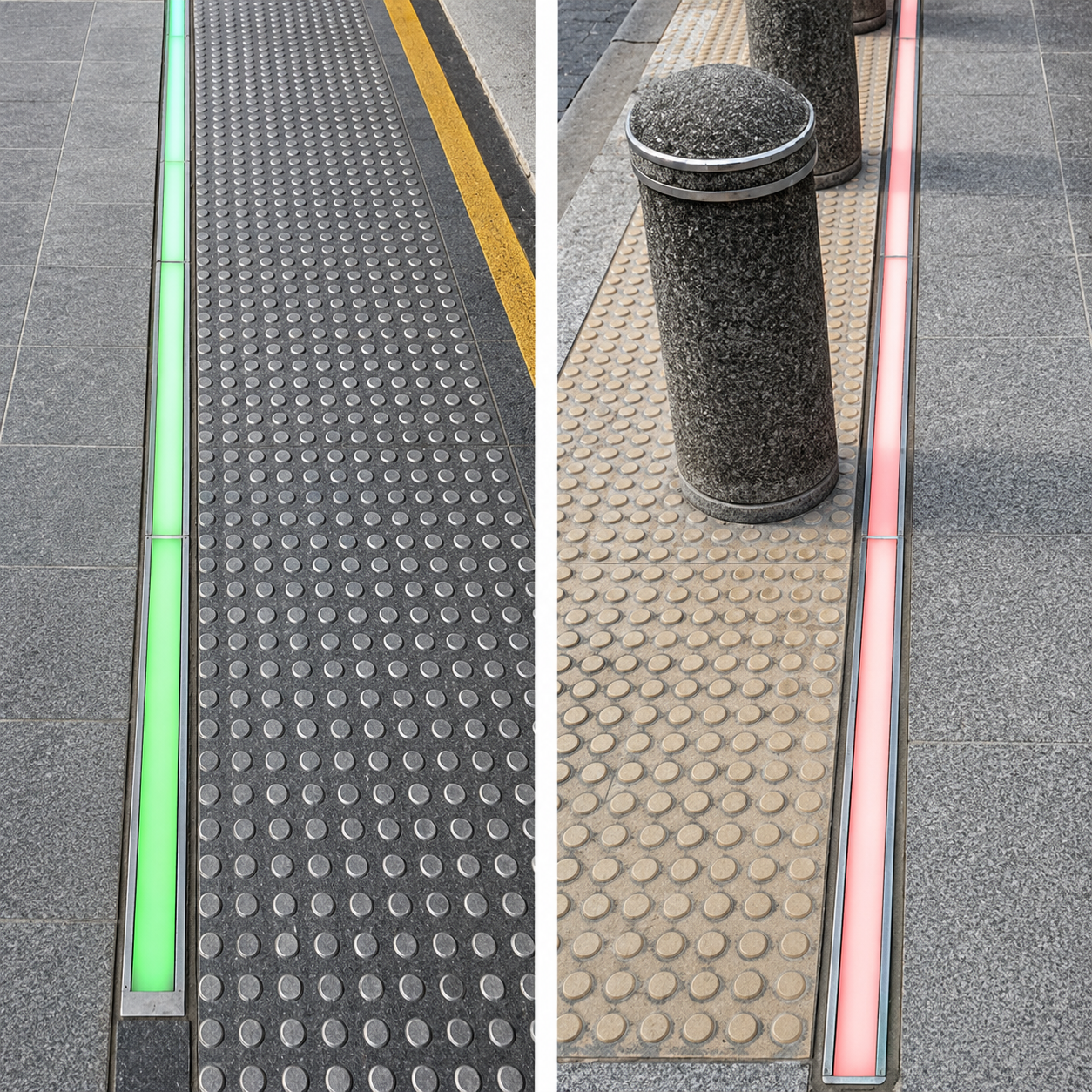Luz de Pavimento de Seguridad LED 600×600 mm