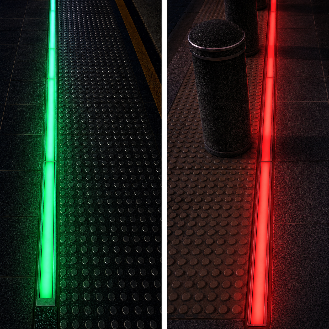 Luz de Pavimento de Seguridad LED 600×600 mm